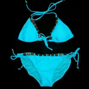 EUC Women's string bikini, top M, bottom L